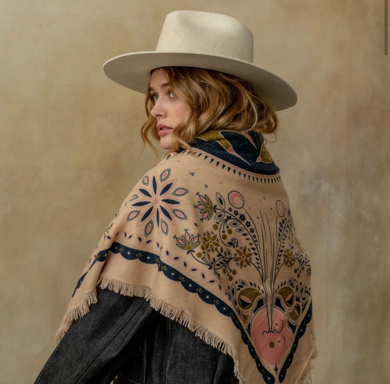 Freya Cashmere Sweater Wrap