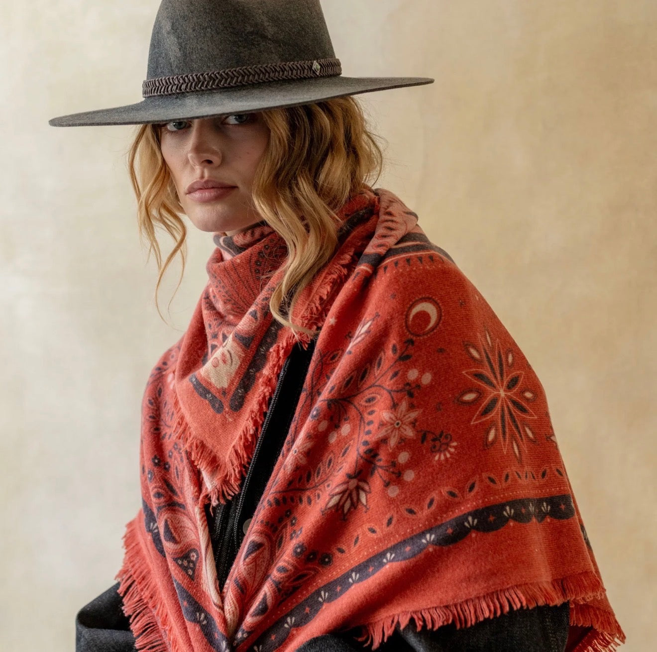 Freya Cashmere Sweater Wrap