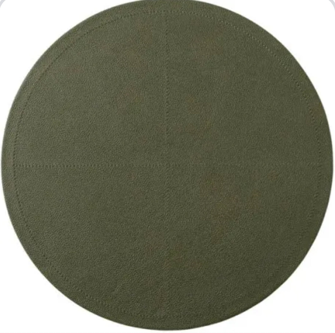 BP Full grain leather placemat pk2