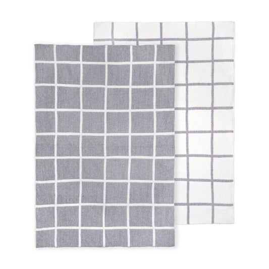 Kashwere Window Pane Heathered Chenilla Cloud Throw