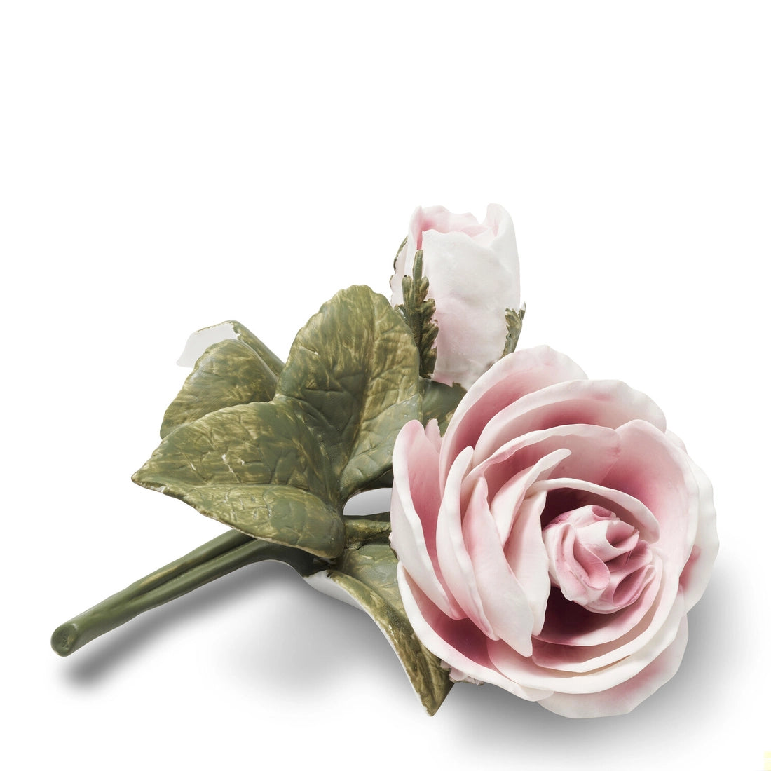 Porcelain Rose with Bud