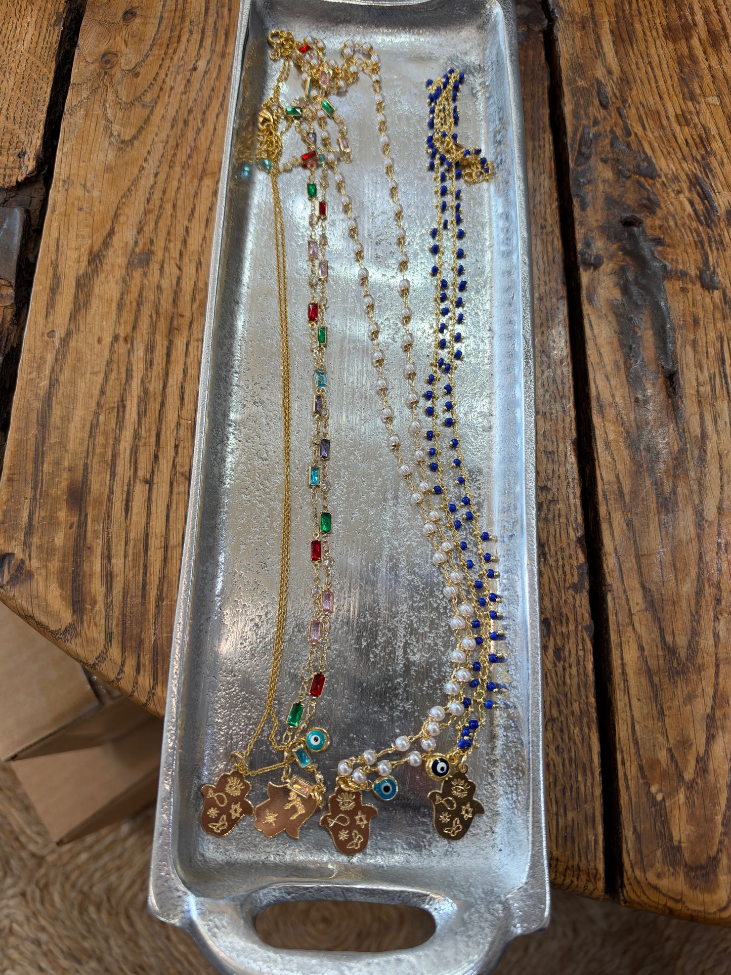 Hila Sade long hands necklace