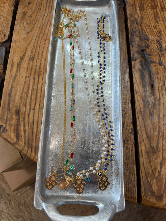 Hila Sade long hands necklace
