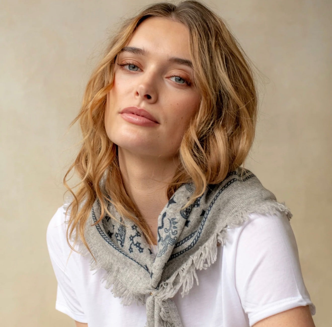 Freya Cashmere Sweater Scarf