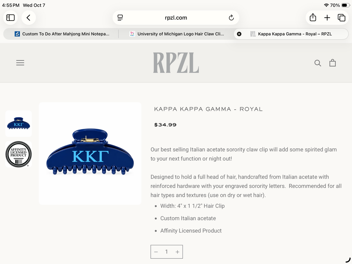 RPZL claw clip