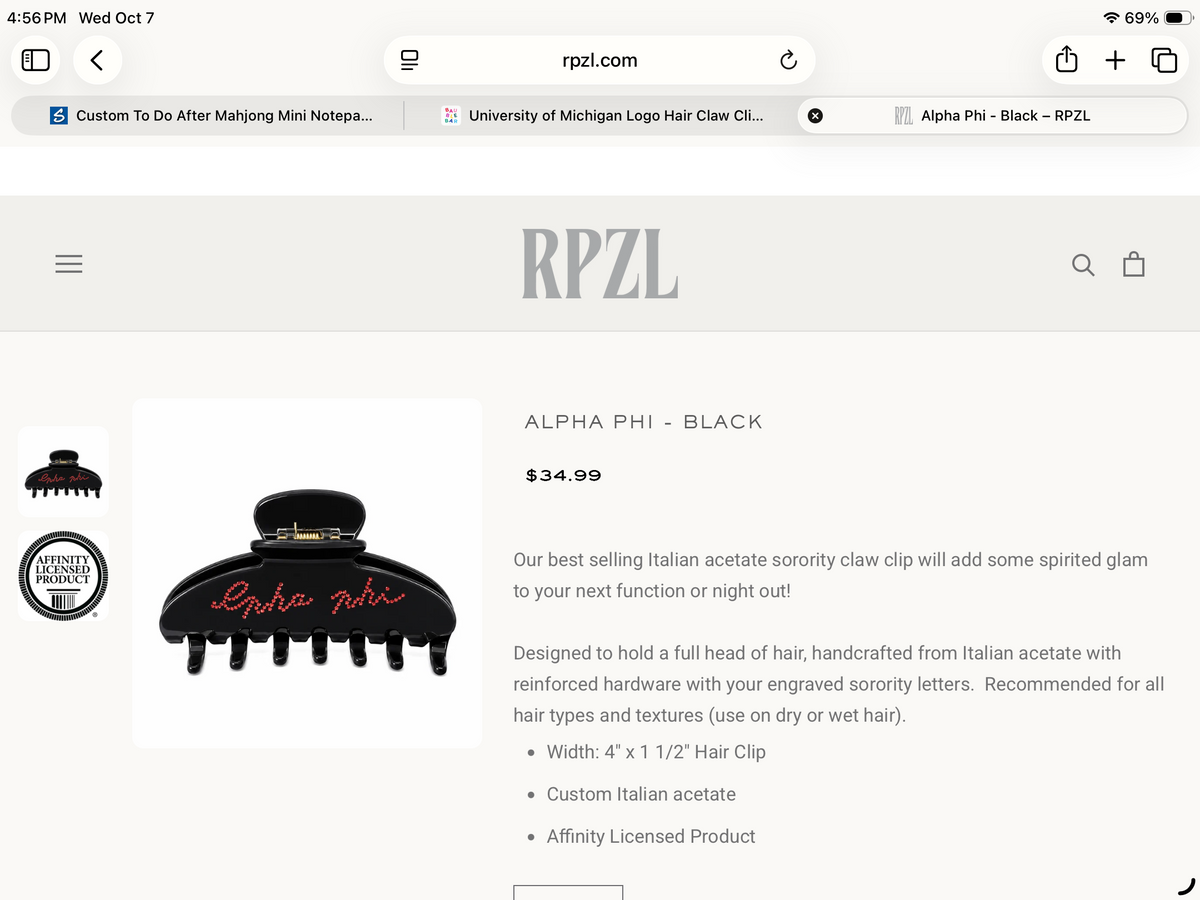 RPZL claw clip