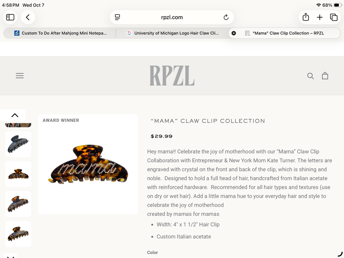 RPZL claw clip