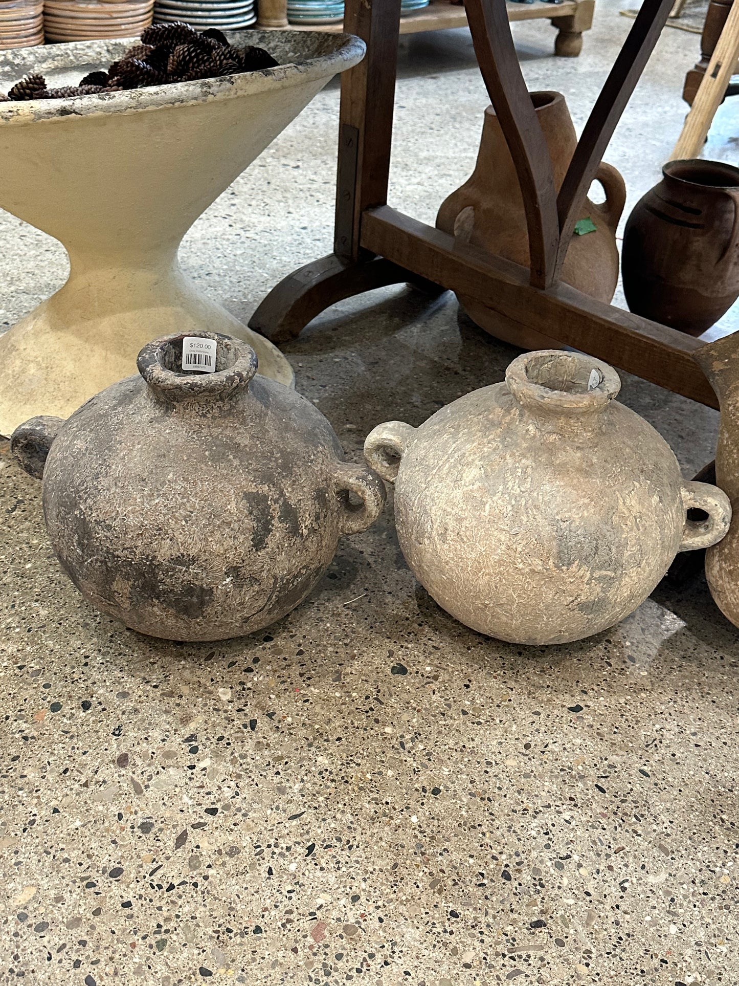 Gray Indonesian Vase