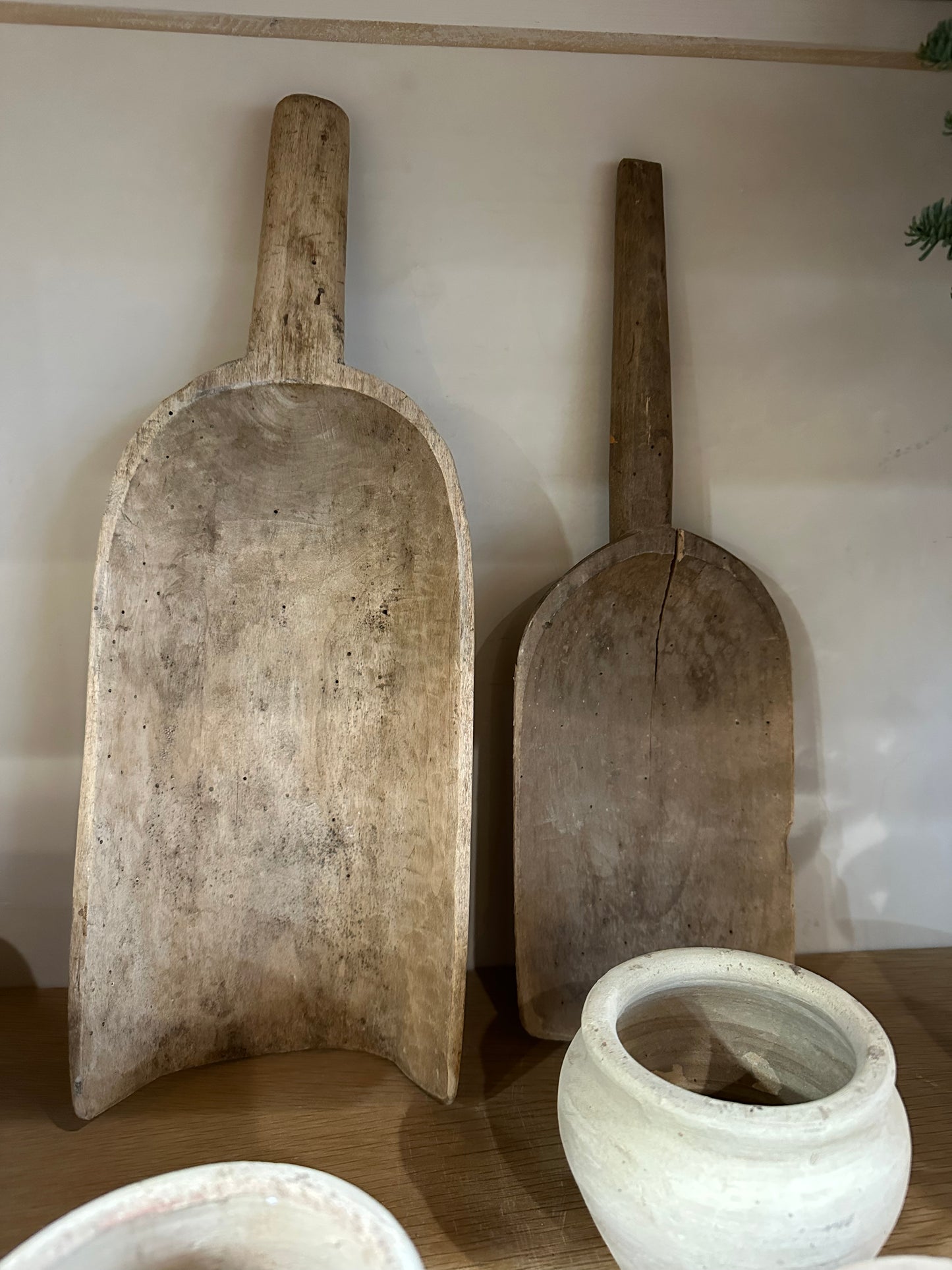 Vintage Wood Grain Scoop