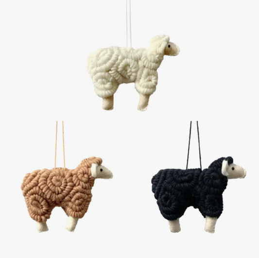 Wooly Sheep Ornament