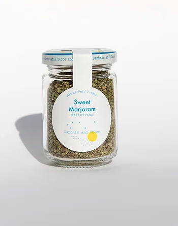 Sweet Marjoram Glass Jar