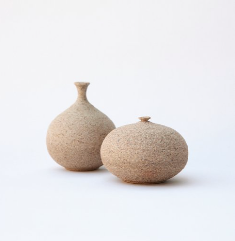 Sand Stone Bud Vase