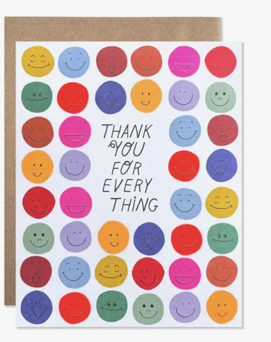 Thank You For Everything Smileys Set of 8