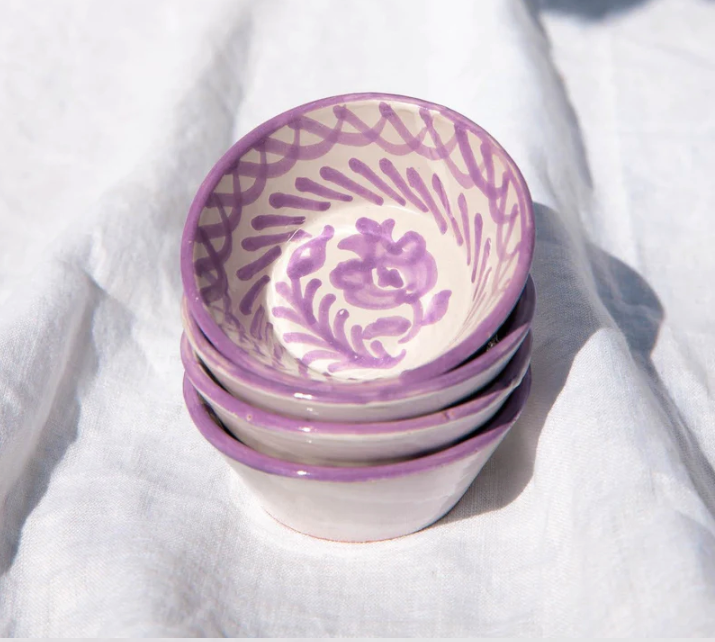 S/2 Small Bowl-Hand Painted Traditional Designs