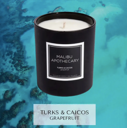 Turks & Caicos Matte Black Candle