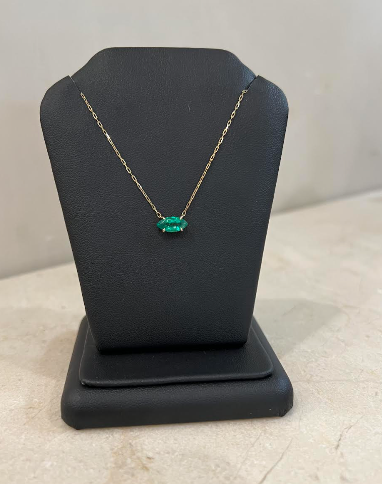 Emerald Protection Necklace