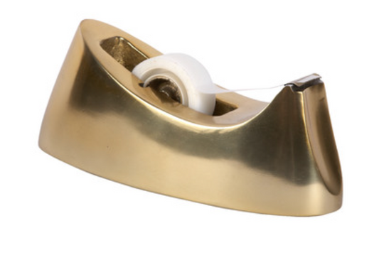 Brass Plated Modernist Tape Dispenser