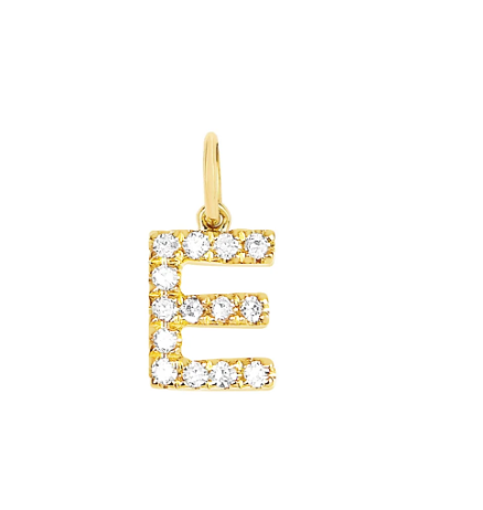 DIAMOND INITIAL NECKLACE CHARM