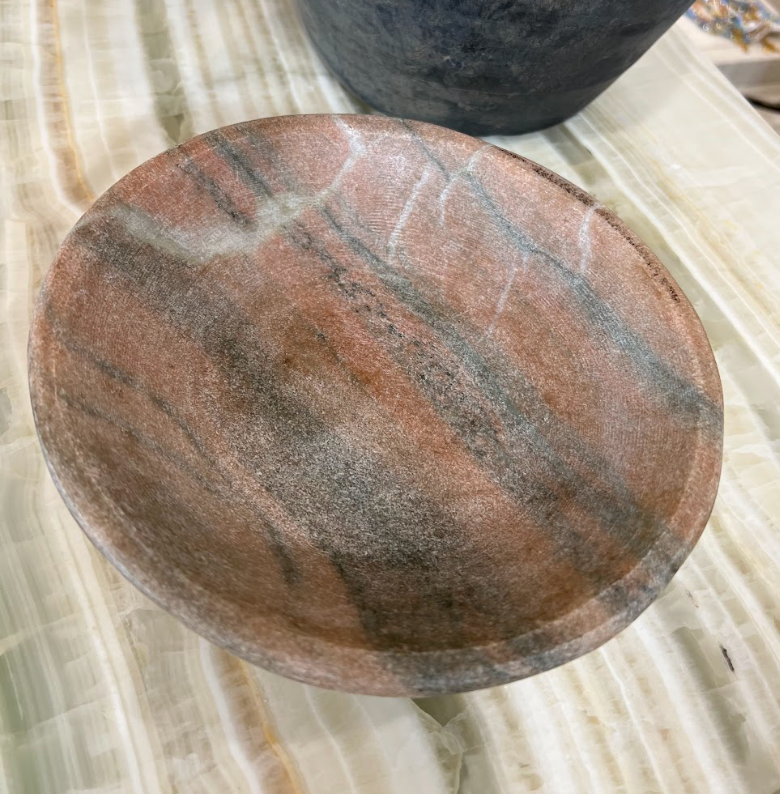 Antique Marble Bowl