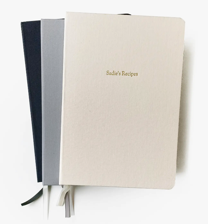 Foil Embossed Linen Notebook