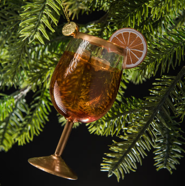 Spritz Cocktail Christmas Ornament