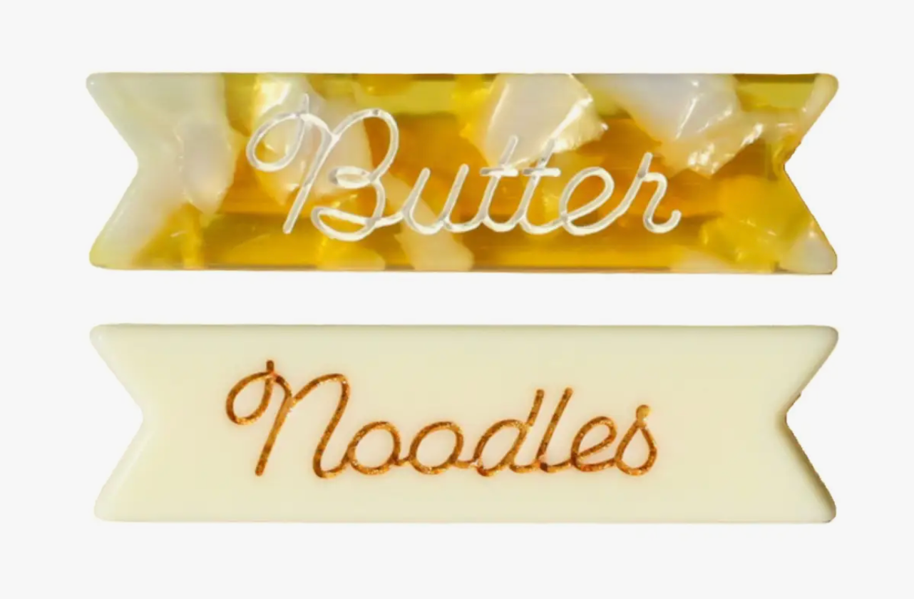 Butter Noodles Hair Clips