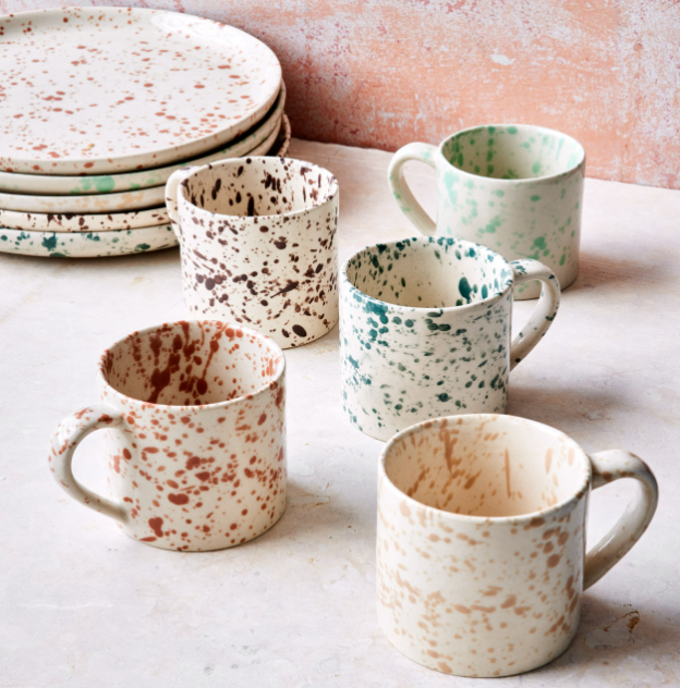Splatterware Mug Set of 4