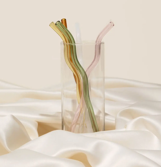 Wavy Glass Straw