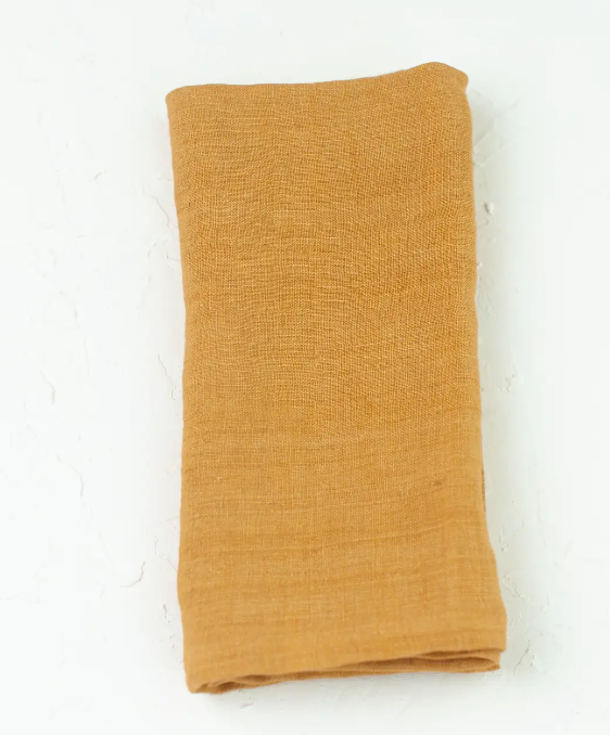 Stone Washed Linen Dinner Napkin