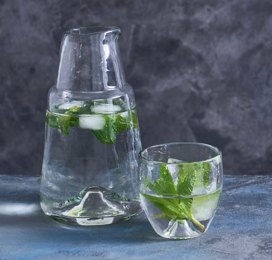 Pebbled Bedside Carafe Set