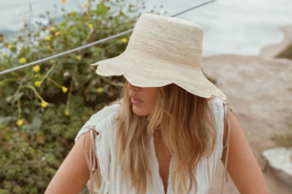 Scallop Crochet Bucket Hat