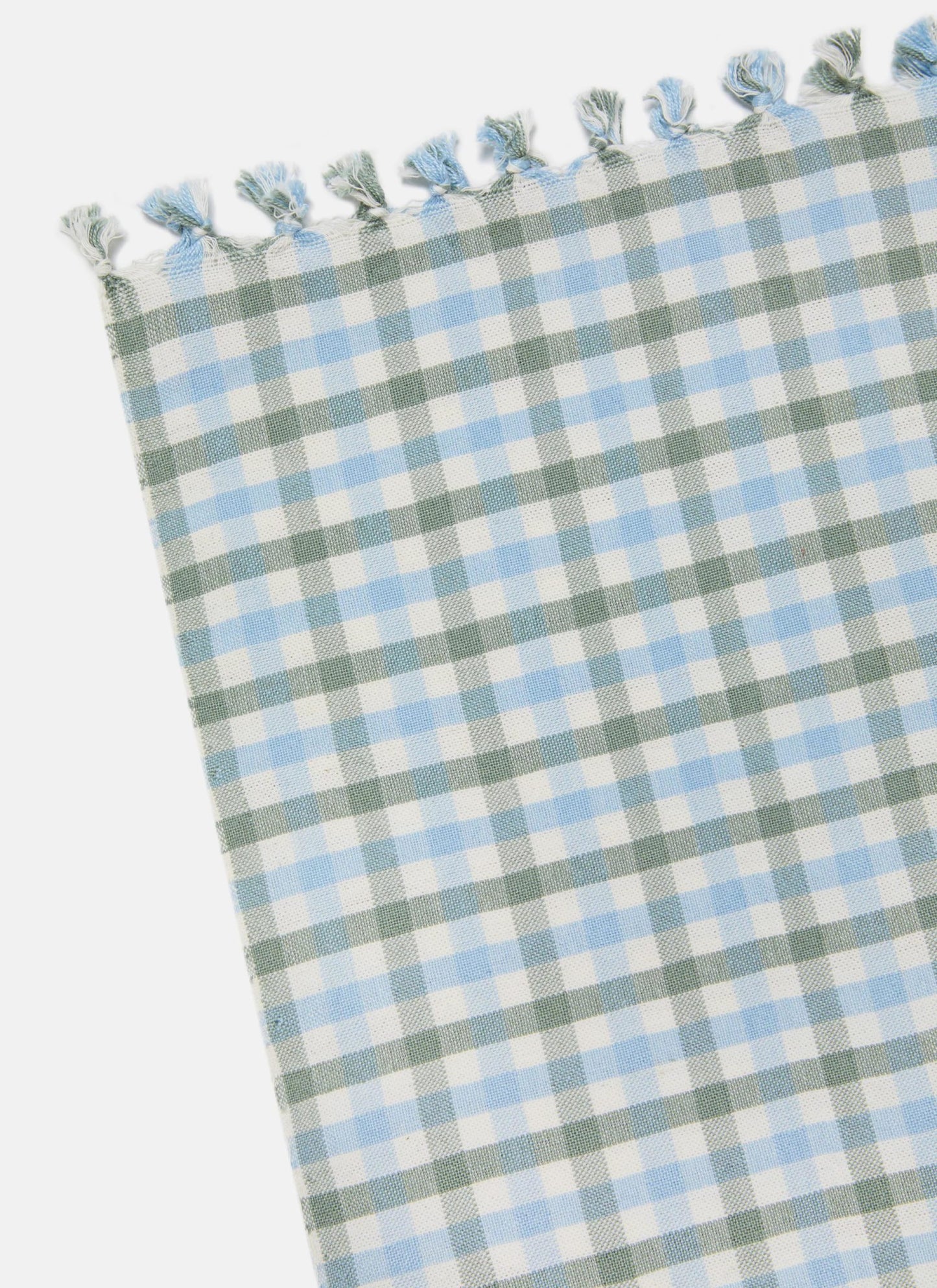 Woven Tablecloth: Mini Gingham - Willow