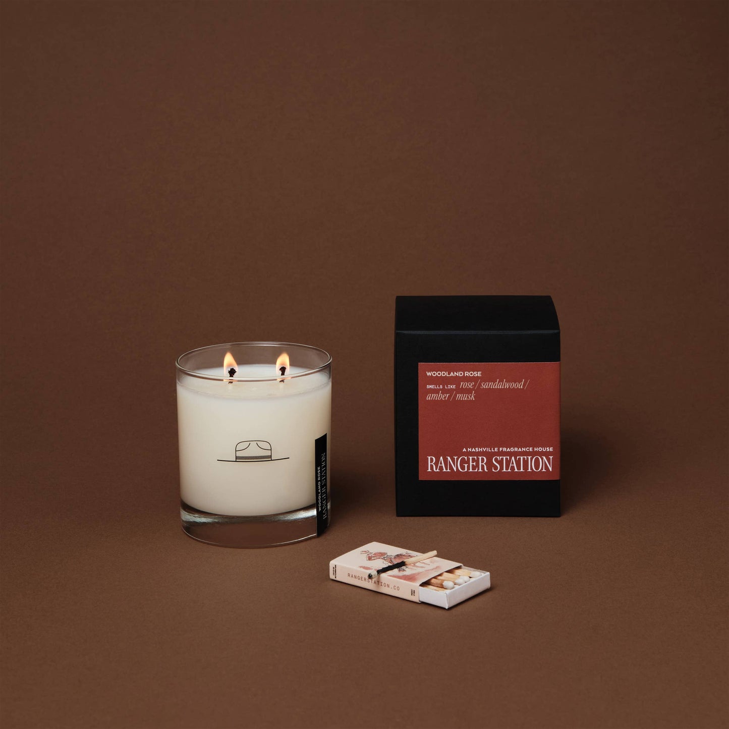 (TESTER) WOODLAND ROSE CANDLE