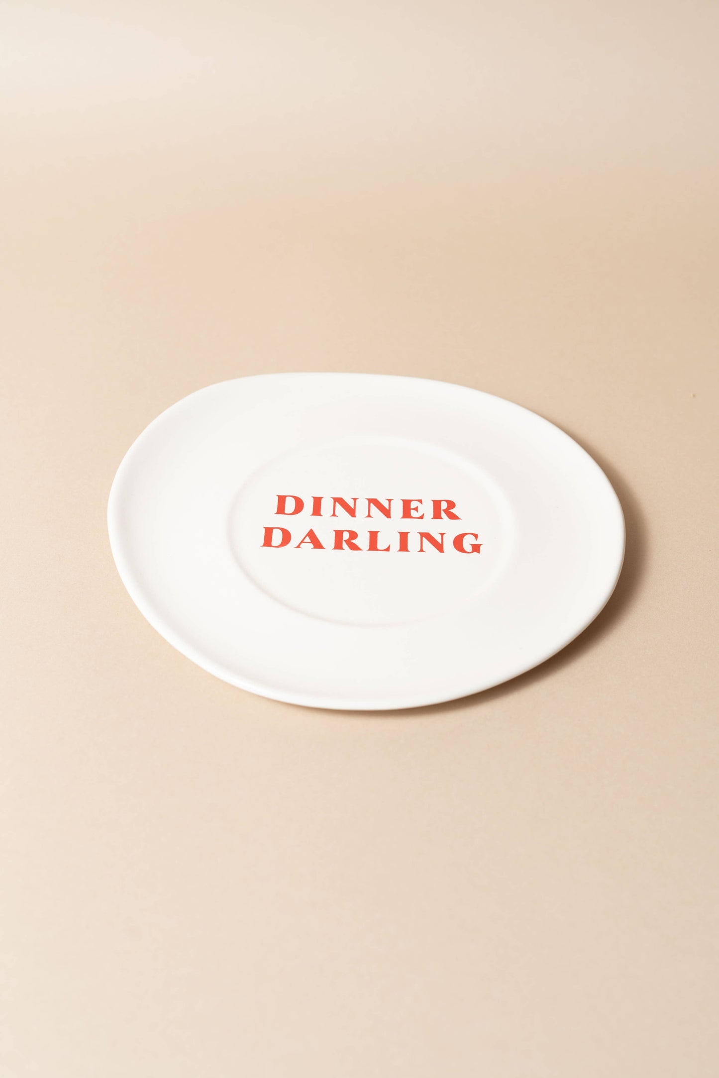 Sisi ceramic plate, Dinner darling 