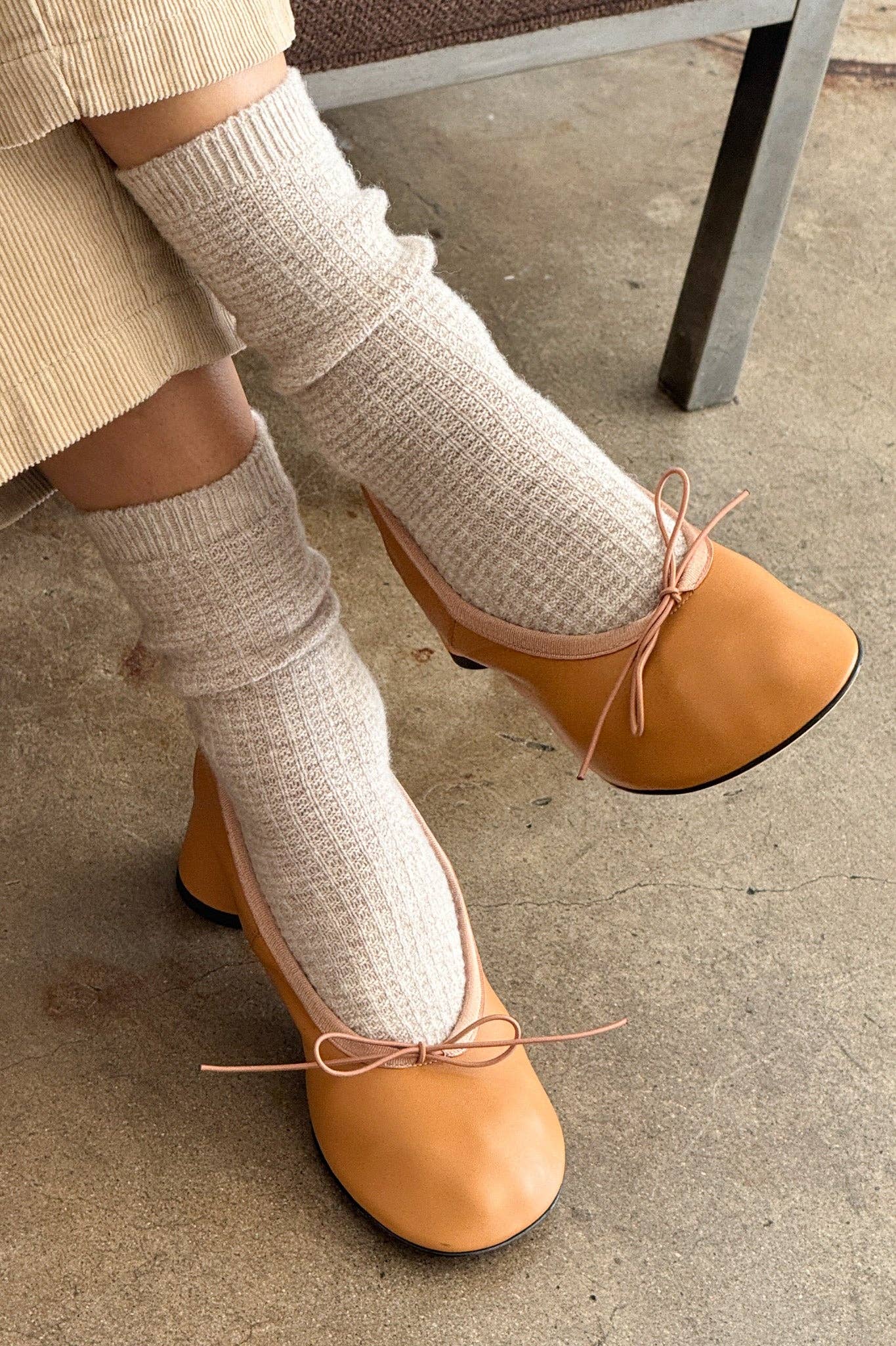 LeBon Shoppe Wool Waffled Socks