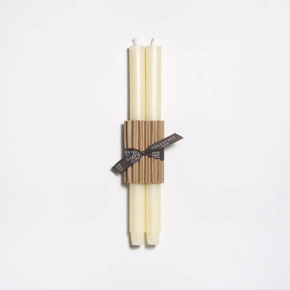 12" Church Taper Handmade Beeswax Candles