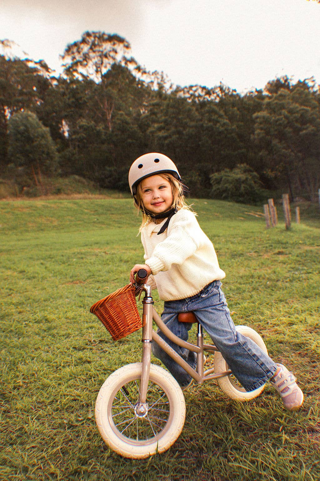 Banwood Classic Helmet - Matte Beige (50-54 cm)
