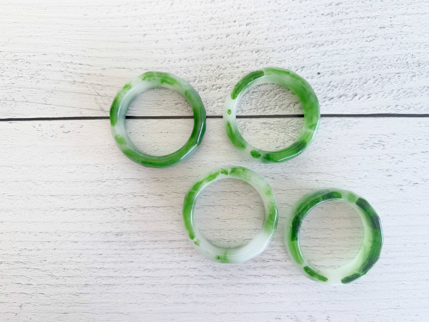 Sherbet Napkin Rings, set of four