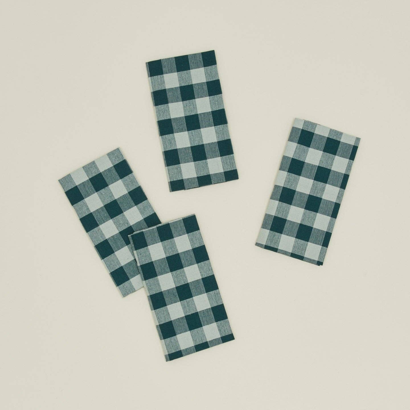 ESSENTIAL GINGHAM DINNER NAPKINS - SET OF 4