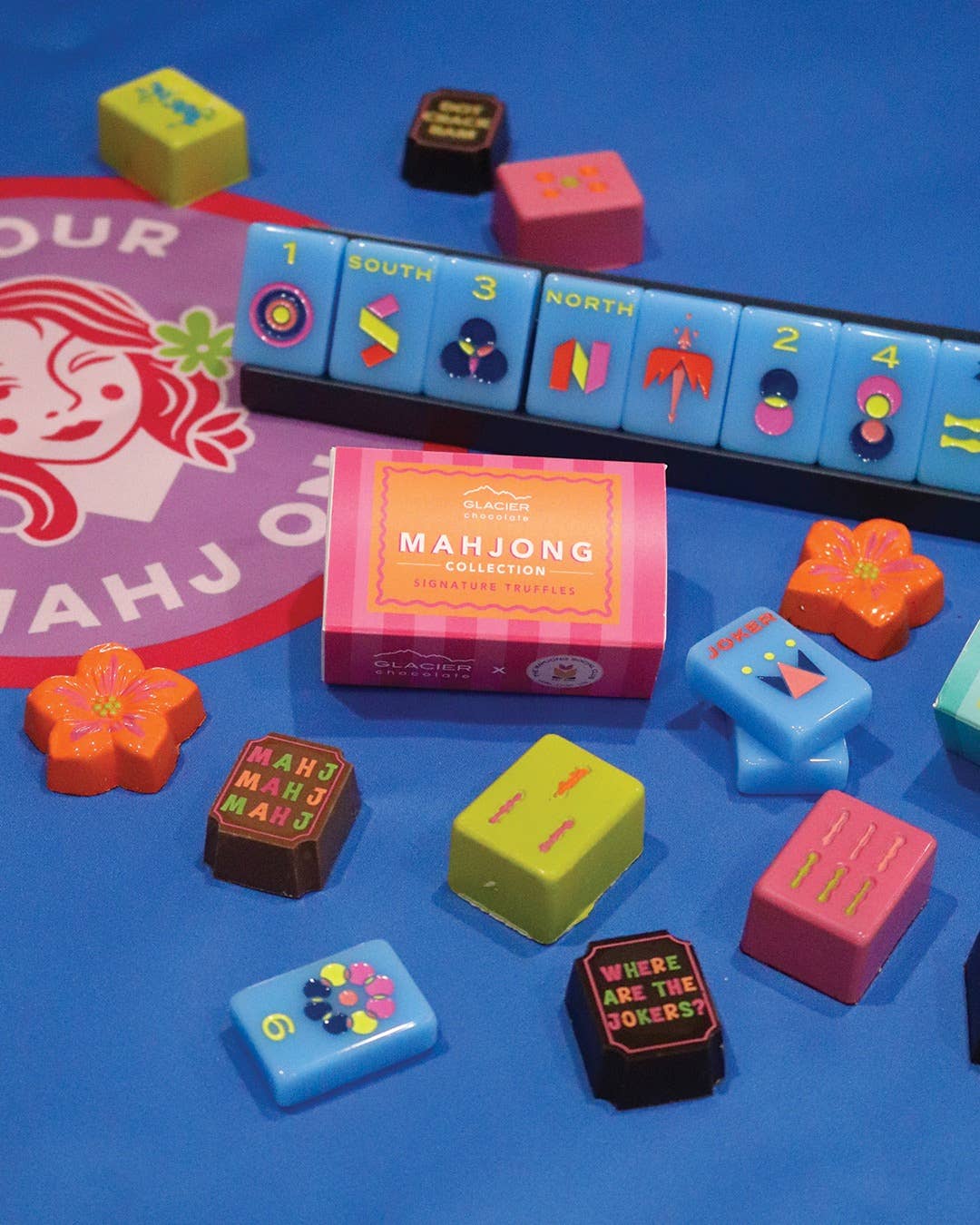 Mahjong Chocolate Box – 5-Piece Gourmet Truffle Collection