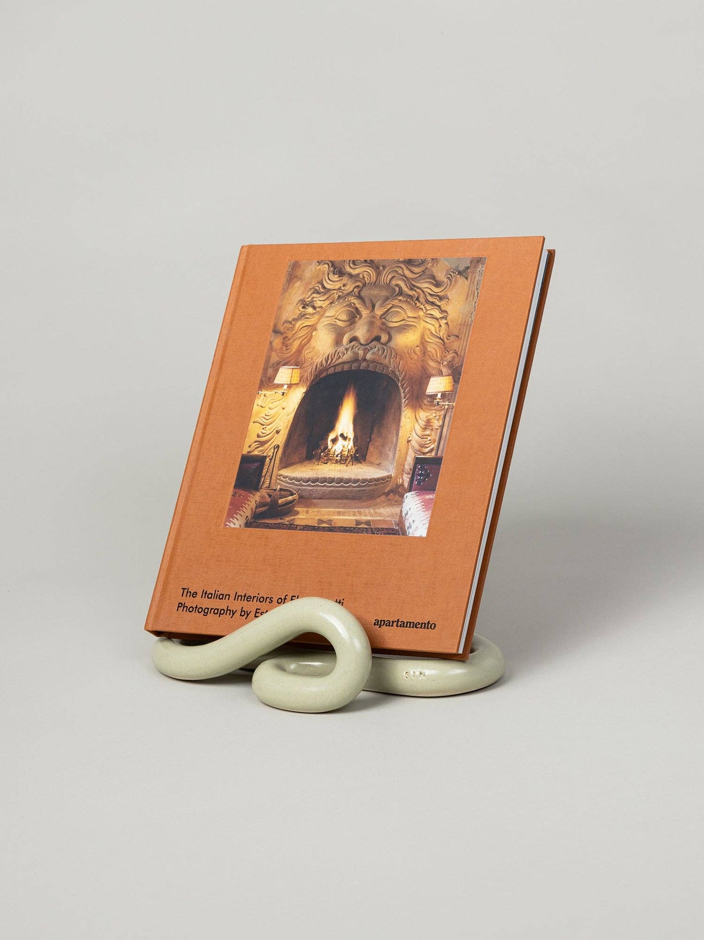 Lumbra Book Stand, Pale Fiberglass Green