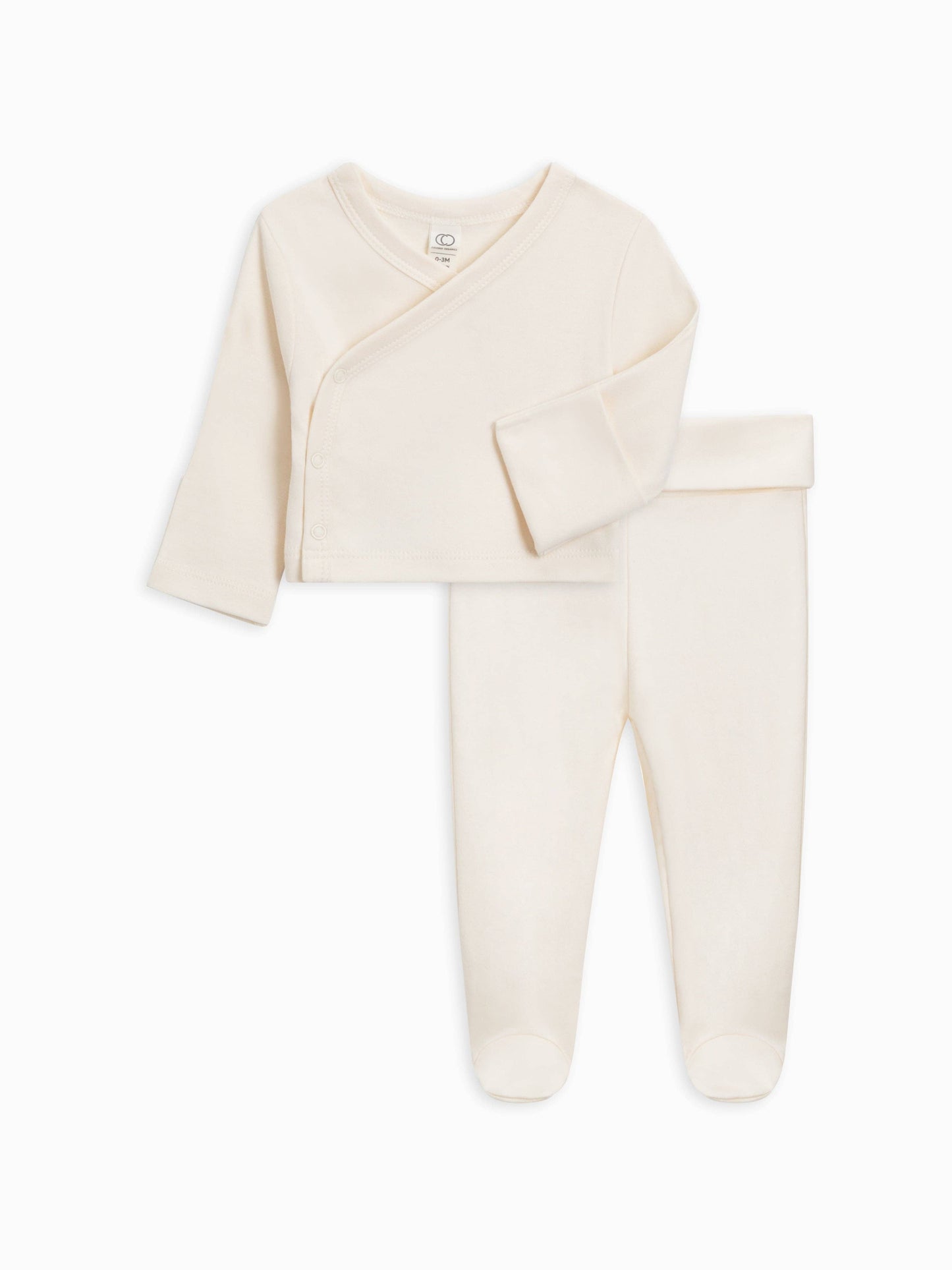 Colored Organics Classic Riley 2 Piece Kimono Wrap Top and Pant Set