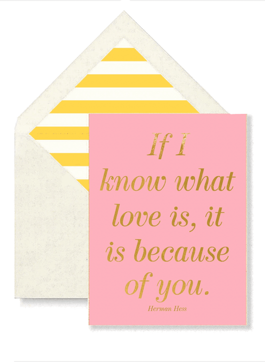 If I Know What Love Is Greeting Card