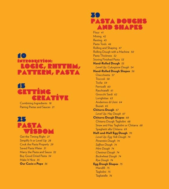 The Pasta Book