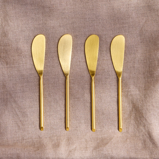Be Home Thin Gold Small Spreader, Set of 4