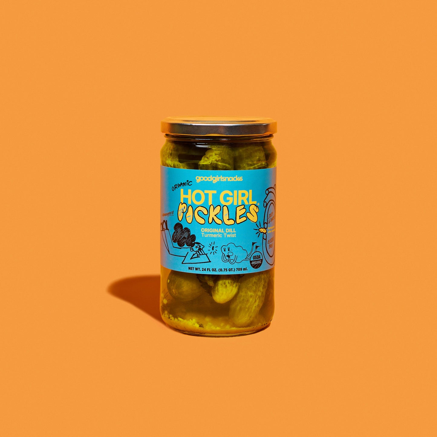 HOT GIRL PICKLES Original Dill (24oz Jar)