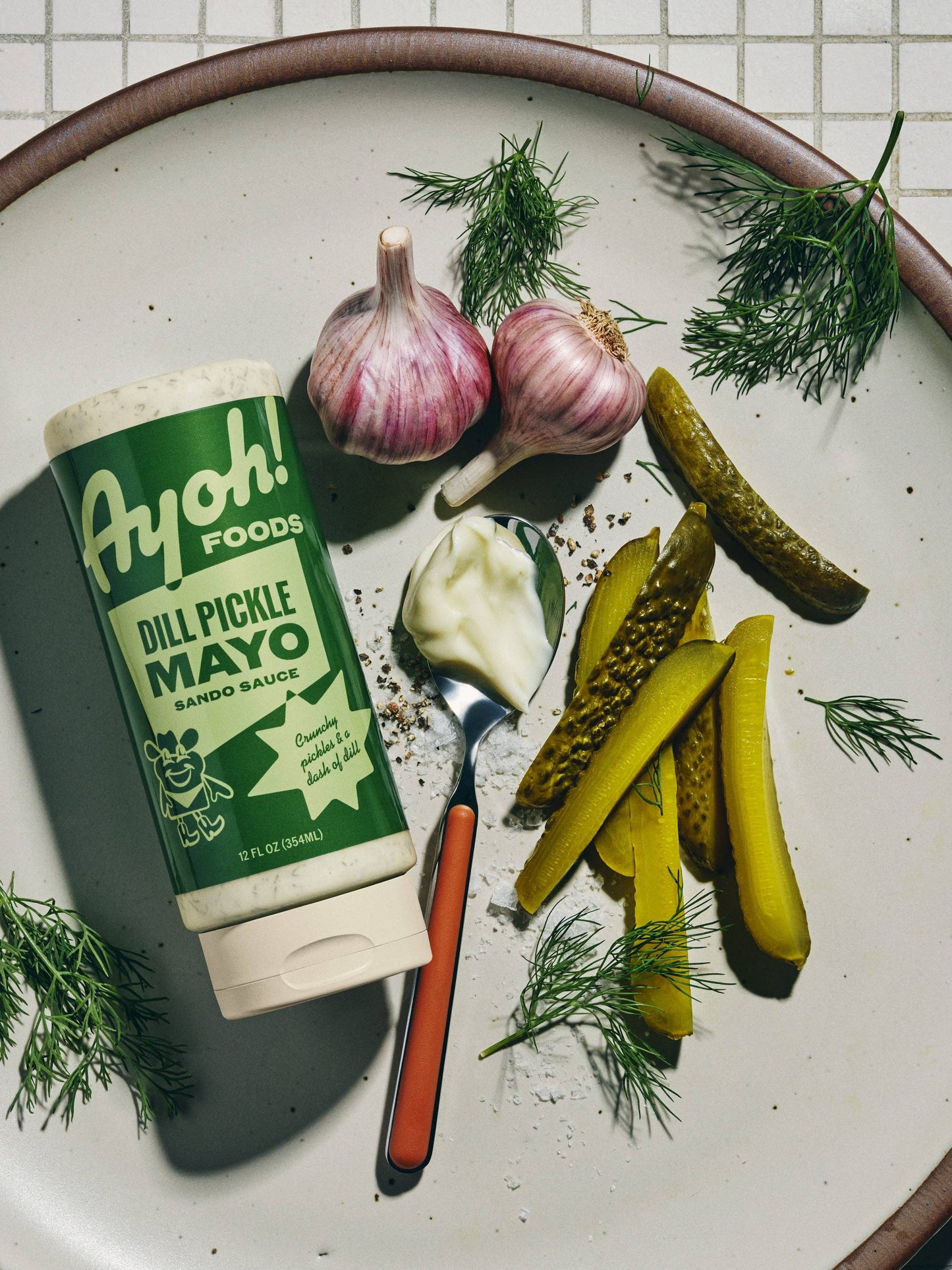 Ayoh Foods Dill Pickle Mayo - 6/12oz