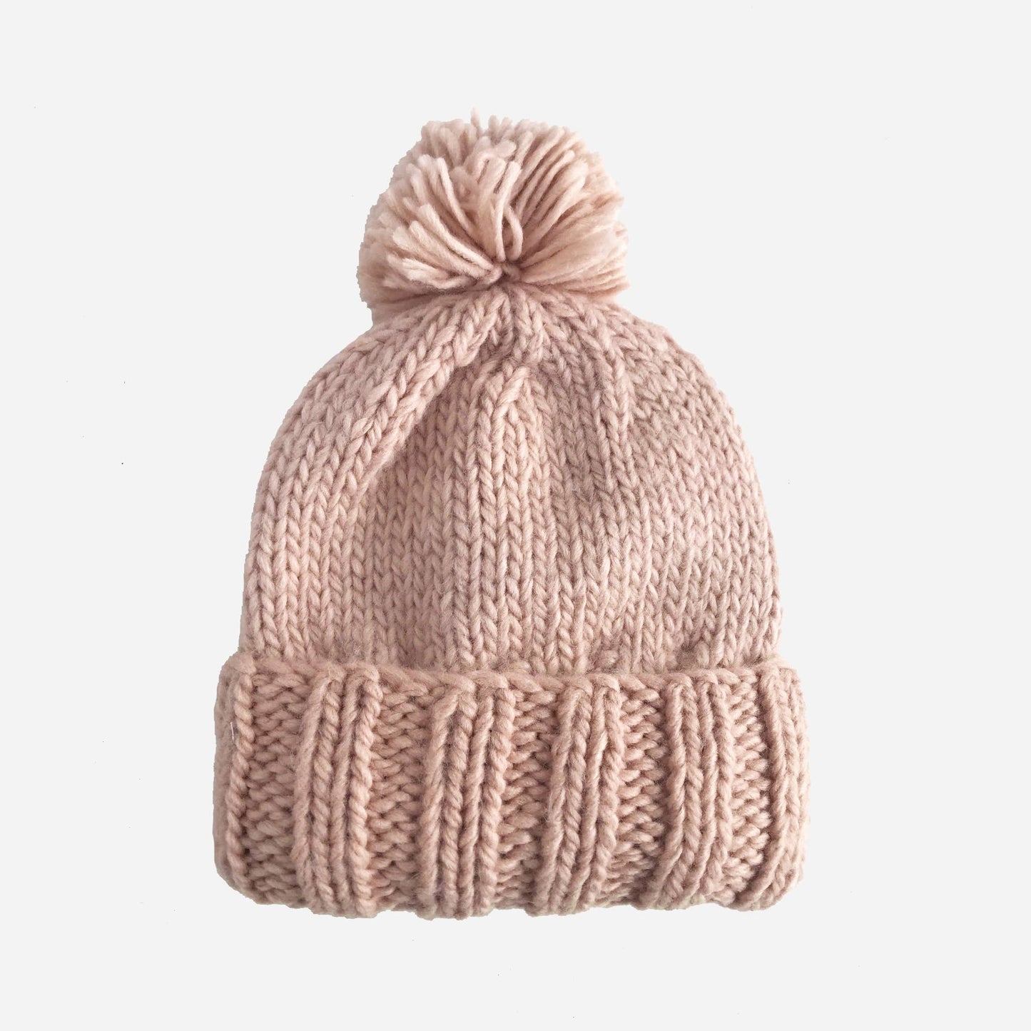 Classic Pom Hat Blush Baby Kids Fall Winter Beanie