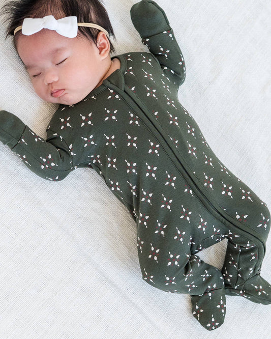 Peyton Zipper Sleeper - Holiday Collection