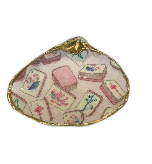 Mahjong Shell Dice Dish